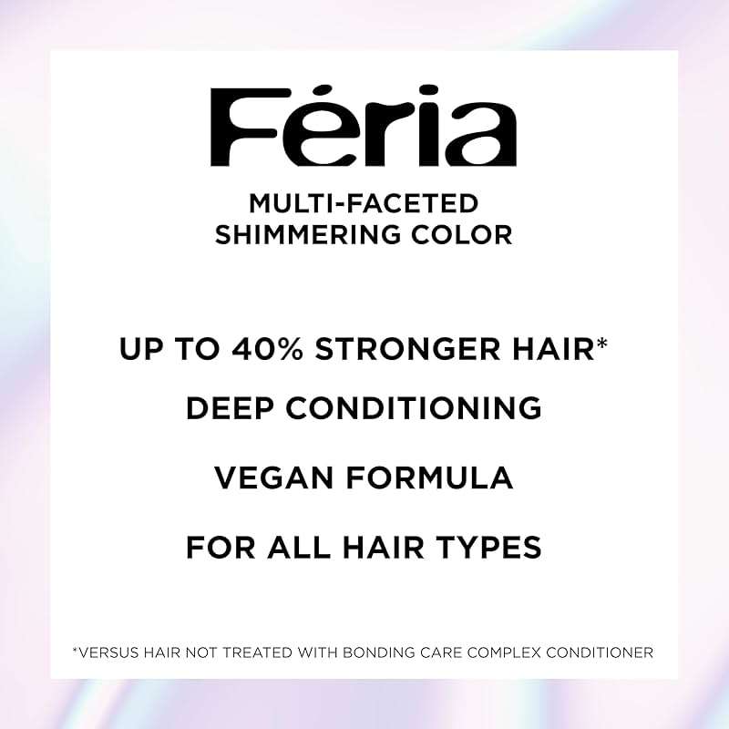 L'Oreal Paris Feria Multi-Faceted Shimmering Permanent Hair Color, Extreme Platinum, Pack of 1 Hair Dye Kit - Image 4