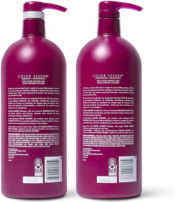 Nexxus Color Assure Color Care 2 Count for Vibrancy Shampoo, Conditioner Color Treated Hair Powered by Chromabond Sealer with Citric Acid 33.8 fl oz - Image 2
