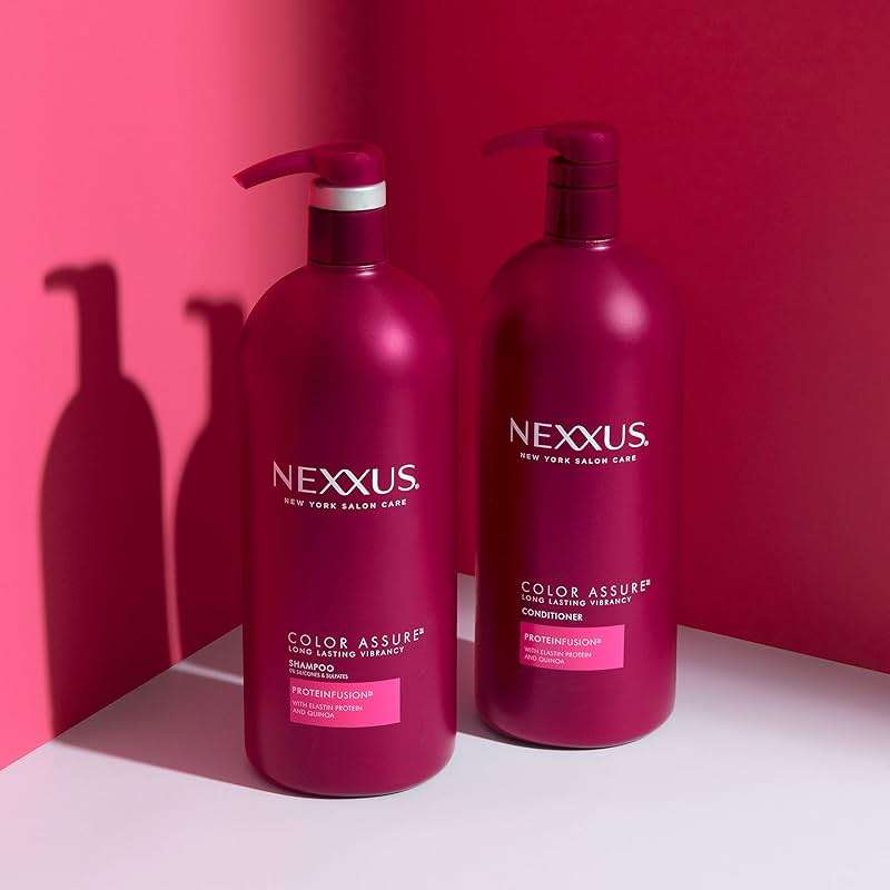 Nexxus Color Assure Color Care 2 Count for Vibrancy Shampoo, Conditioner Color Treated Hair Powered by Chromabond Sealer with Citric Acid 33.8 fl oz - Image 6