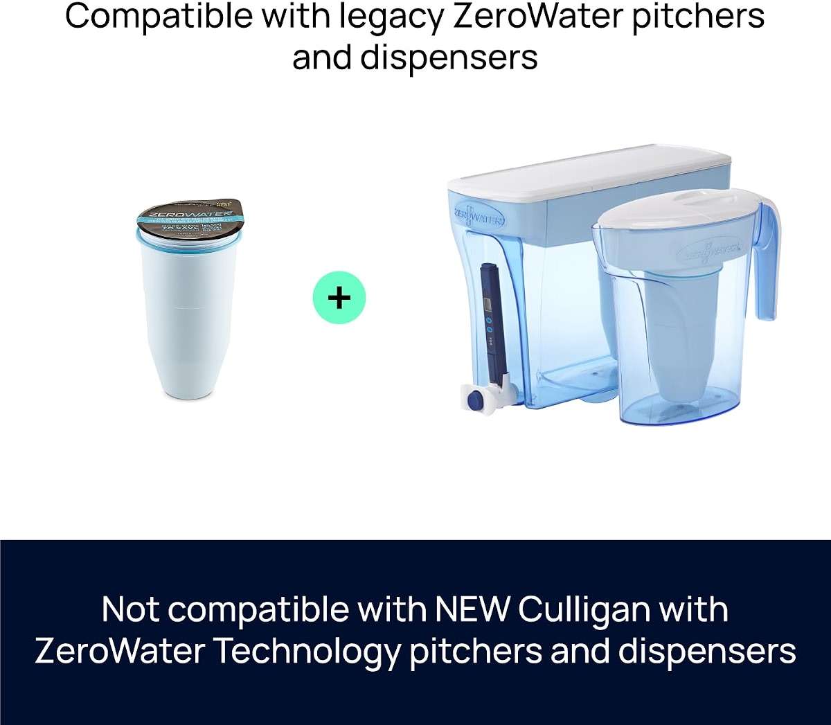 ZeroWater Official Replacement Filter - 5-Stage 0 TDS Water Filter Replacement IAPMO Certified to Reduce Lead, Chromium, and PFOA/PFOS 4-Pack - Image 2