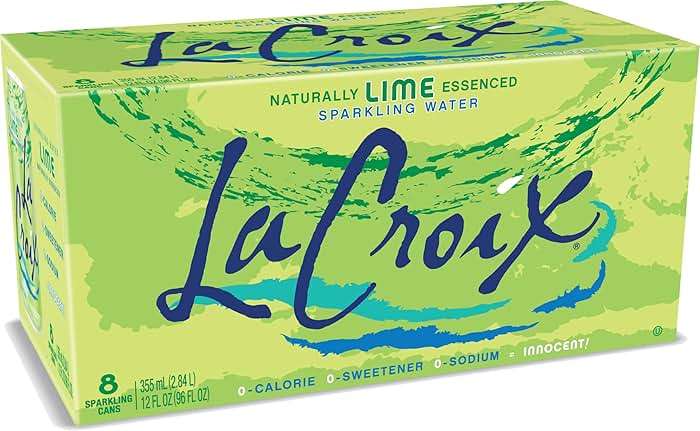 La Croix Sparkling Water, Lime, 12 Fl Oz (pack of 8) - Image 1