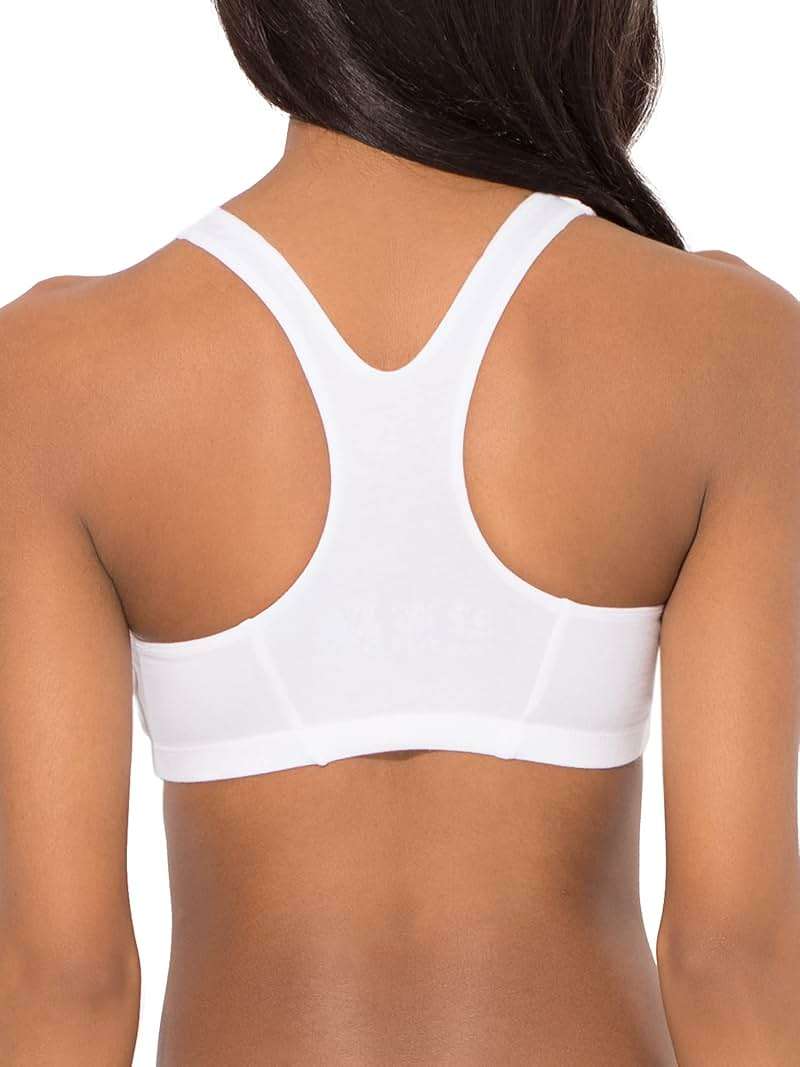 Fruit of the Loom Women's Adjustable Shirred Front Racerback Sports Bra Multi Packs! - Image 2