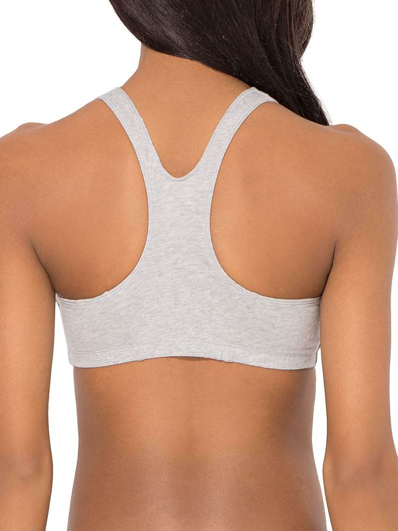 Fruit of the Loom Women's Adjustable Shirred Front Racerback Sports Bra Multi Packs! - Image 6