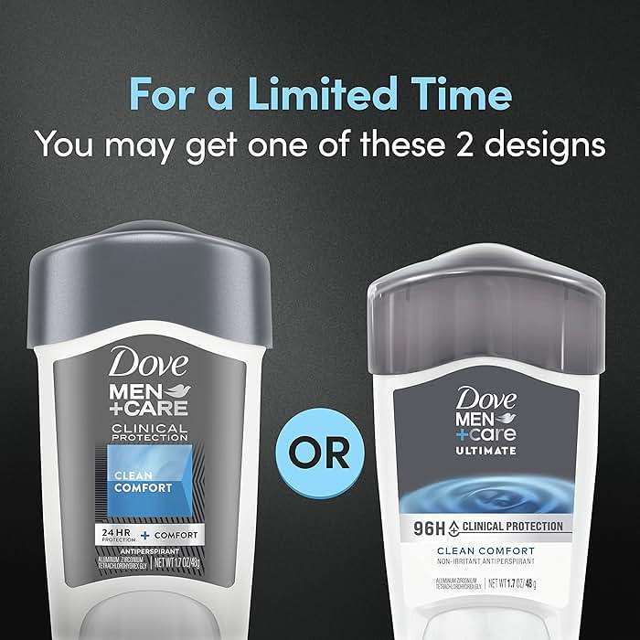 Dove Men+Care Clinical Protection Antiperspirant Stick Clean Comfort End Sweat Hacks 96-Hour Protection 1.7 oz - Image 3