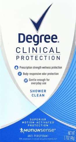 Degree Clinical Strength Antiperspirant Deodorant 96-Hour Sweat and Odor Protection Shower Clean Soft Solid 5x Types of Sweat 1.6 oz - Image 2