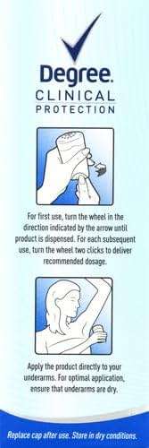 Degree Clinical Strength Antiperspirant Deodorant 96-Hour Sweat and Odor Protection Shower Clean Soft Solid 5x Types of Sweat 1.6 oz - Image 12