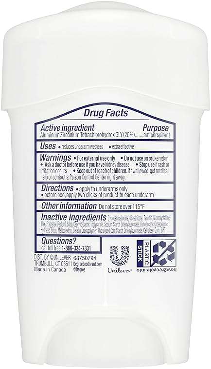 Degree Clinical Strength Antiperspirant Deodorant 96-Hour Sweat and Odor Protection Shower Clean Soft Solid 5x Types of Sweat 1.6 oz - Image 3