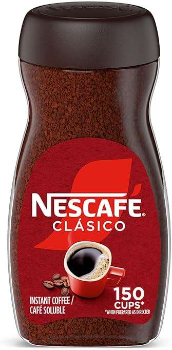 NESCAFÉ CLÁSICO Instant Coffee, Dark Roast Coffee, 1 Jar (10.5 Oz) - Image 1