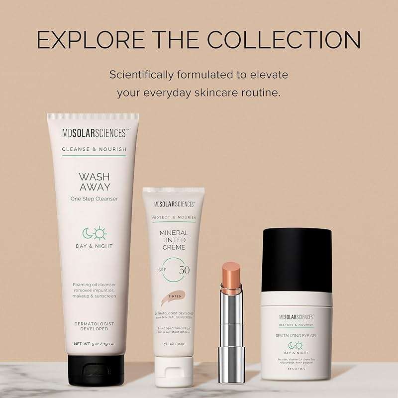 MDSolarSciences Mineral Tinted Crème Sunscreen SPF 30 | Water-Resistant Broad Spectrum UV Protection | Blendable Zinc Oxide Formula | Natural Matte Finish | 1.7 Fl Oz - Image 7
