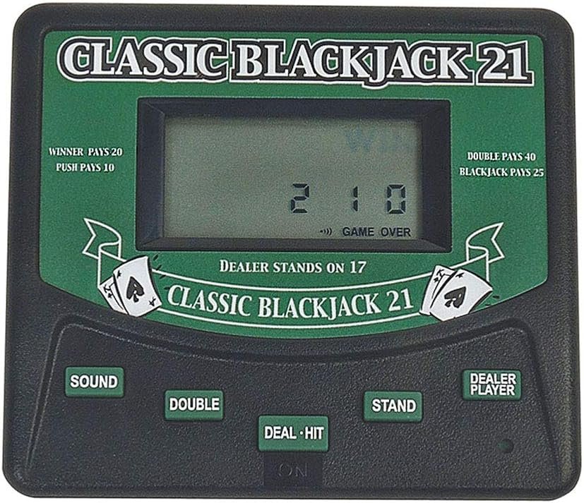 Classic Blackjack 21 Electronic Handheld Game Electronic Games - Product Image