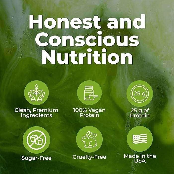 About Time Vegan Protein Powder 20g Chocolate, Natural Ingredients, Non-GMO, Plant Based, Gluten Free, Soy Free, Dairy Free, 32 Servings - Image 5