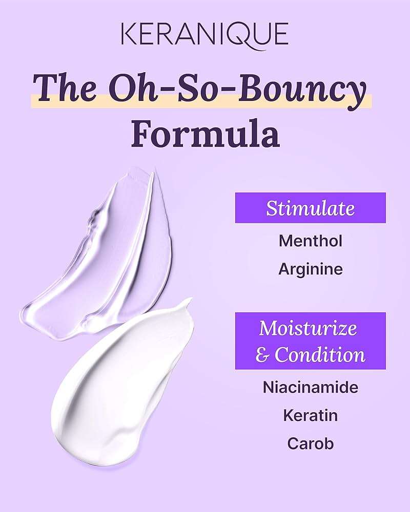 Keranique Volumizing Shampoo & Conditioner Set for Hair Repair, Growth & Thinning Hair Support – Keratin, Biotin, Menthol & Niacinamide, Lightweight Strengthening Formula - Keratin Amino Complex™ - Image 4