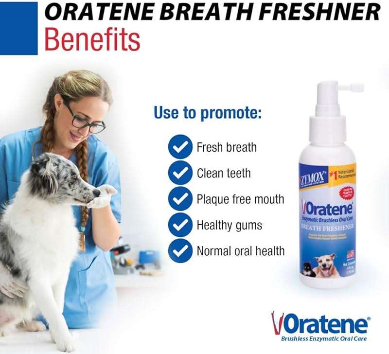 Zymox Oratene Brushless Oral Care Breath Freshener for Dogs and Cats, 4oz - Image 2