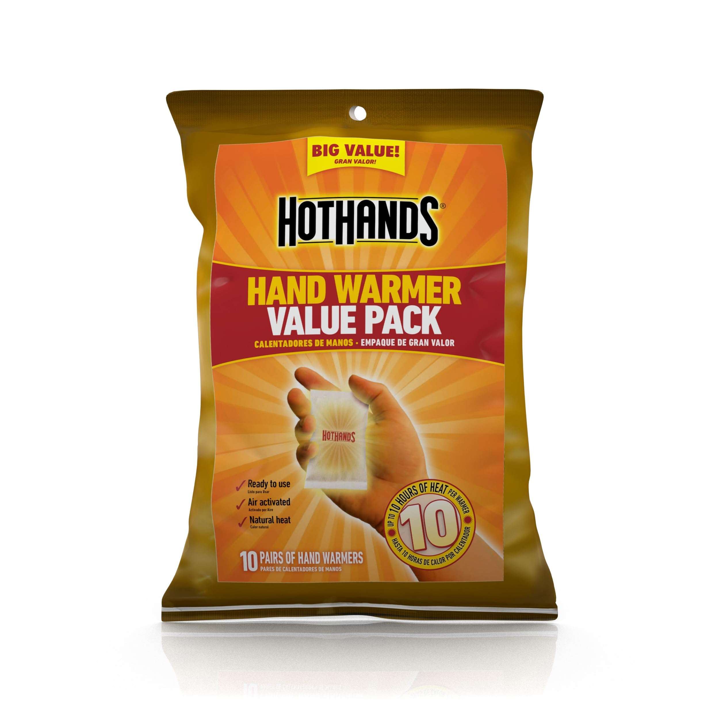 HotHands Hand Warmer Value Pack, 10 Count (Pack of 1) - Image 1