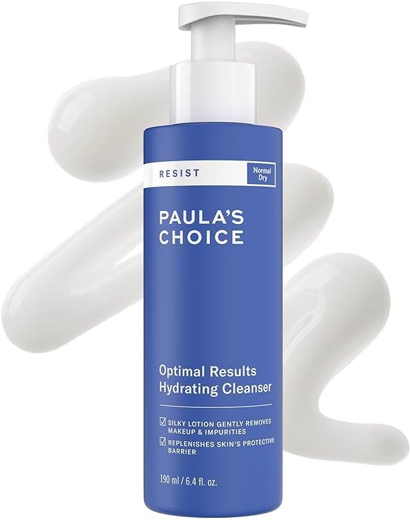 Paula's Choice RESIST Optimal Results Hydrating Cleanser, Green Tea & Chamomile, Anti-Aging Face Wash, Dry Skin, 6.4 Ounce - Product Image