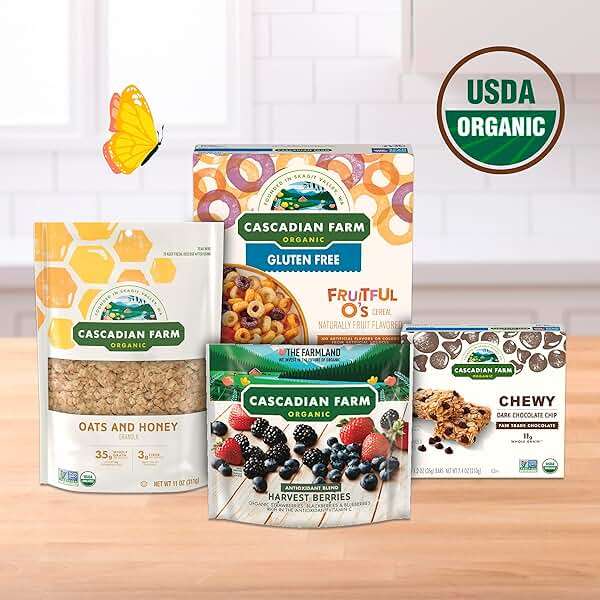 Cascadian Farm, Cereal Cinnamon Crunch Organic, 9.2 Ounce - Image 6
