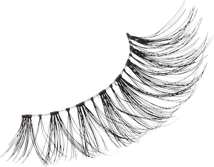 Kiss Looks So Natural, So Wispy False Eyelashes, 5 Pairs, 14mm, Reusable Thin Band Strip Lashes for Bouncy Volume & Curl, Lightweight, Easy-to-Apply Crisscross Pattern for Seamless Natural Look - Image 11