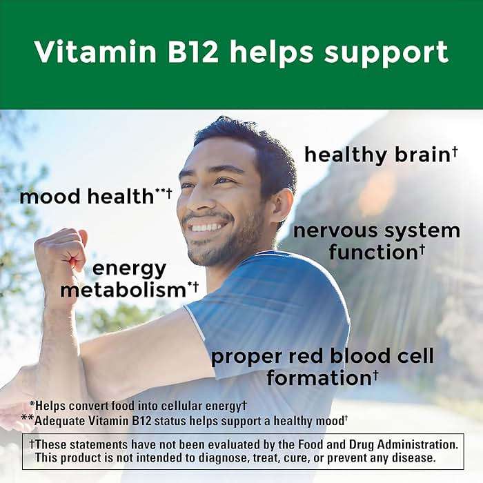 Nature Made Vitamin B12 1000 mcg, Dietary Supplement for Energy Metabolism Support, 150 Softgels, 150 Day Supply - Image 3
