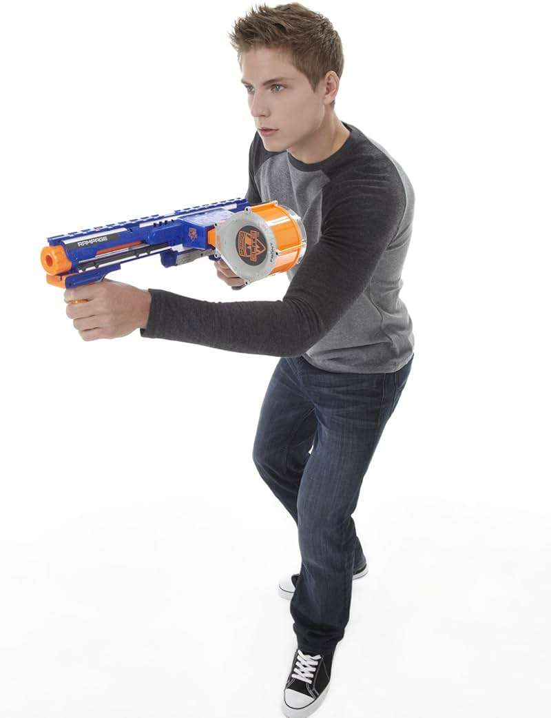 NERF Rampage N-Strike Elite Toy Blaster with 25 Dart Drum Slam Fire for Kids, Teens, & Adults (Amazon Exclusive) - Image 13