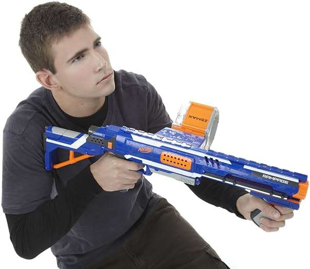 NERF Rampage N-Strike Elite Toy Blaster with 25 Dart Drum Slam Fire for Kids, Teens, & Adults (Amazon Exclusive) - Image 9