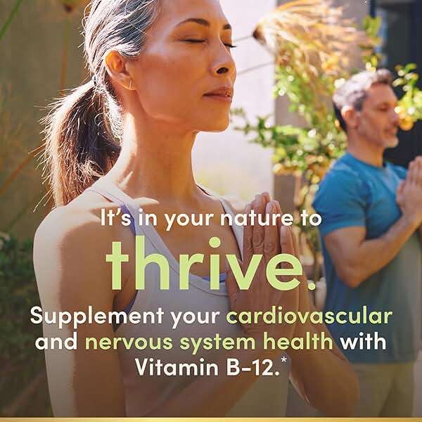 Nature's Bounty Vitamin B12 1000 mcg Supplements, Supports Energy Metabolism, 200 Ct - Image 4