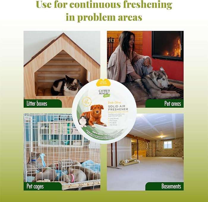 Citrus Magic Pet Odor Absorbing Solid Air Freshener for Home, Air Purifier, Fresh Citrus, Must have Pet Supplies, 8 Oz (Pack of 3) - Image 7