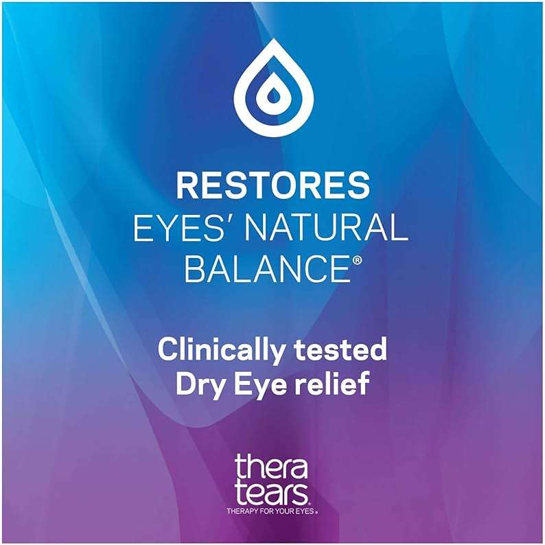 TheraTears Dry Eye Therapy Lubricating Eye Drops for Dry Eyes, Preservative Free eye drops, 30 Single-Use Vials (Pack of 3) - Image 4