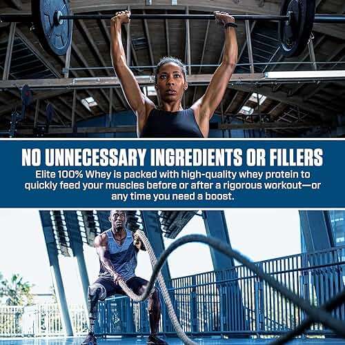 Dymatize Elite 100% Whey Protein Powder, Vanilla, 25g of Protein, 5.5g BCAAs, Less Than 140 Cal., Gluten Free, 2g Carb, 2g Sugar, 3g Fat (67 Servings) - Image 4