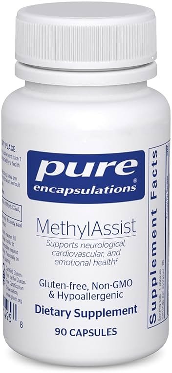 Pure Encapsulations MethylAssist 90's - B Vitamin Complex - Methylation Support* - Heart Health & Brain Health - Non-GMO & Gluten Free - 90 Capsules - Product Image