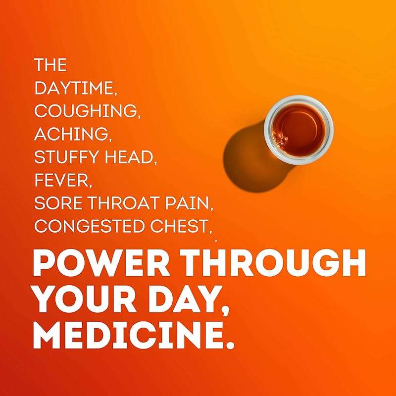 Vicks DayQuil & NyQuil SEVERE Cold & Flu Medicine, Relief for Headache, Fever, Sore Throat, Minor Aches & Pains, Nasal Congestion, Sinus Pressure, Stuffy Nose, and Cough, Co-Pack, 2 x 12 OZ - Image 4