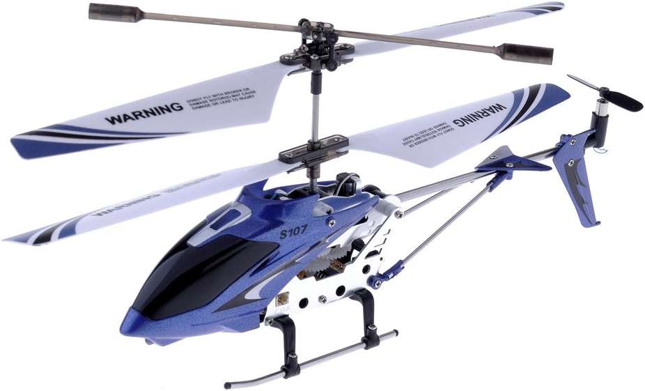 Syma S107G 3 Channel RC Helicopter with Gyro, Blue - Image 4