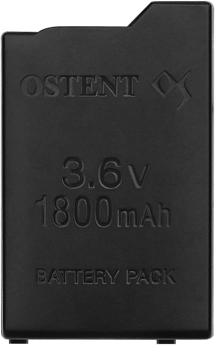 OSTENT 1800mAh 3.6V Lithium Ion Li-ion Polymer Rechargeable Battery Pack Replacement for Sony PSP 1000 Console PSP-110 Video Games - Product Image