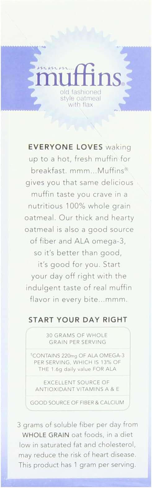 Better Oats Oatmeal Packets, Blueberry Muffin Flavor, 15.1 oz Box, (Pack of 6) - Image 6