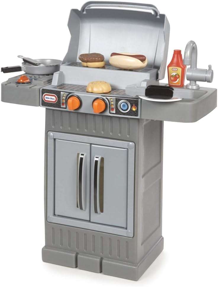 Little Tikes Cook 'n Grow BBQ Grill Gray - Image 1