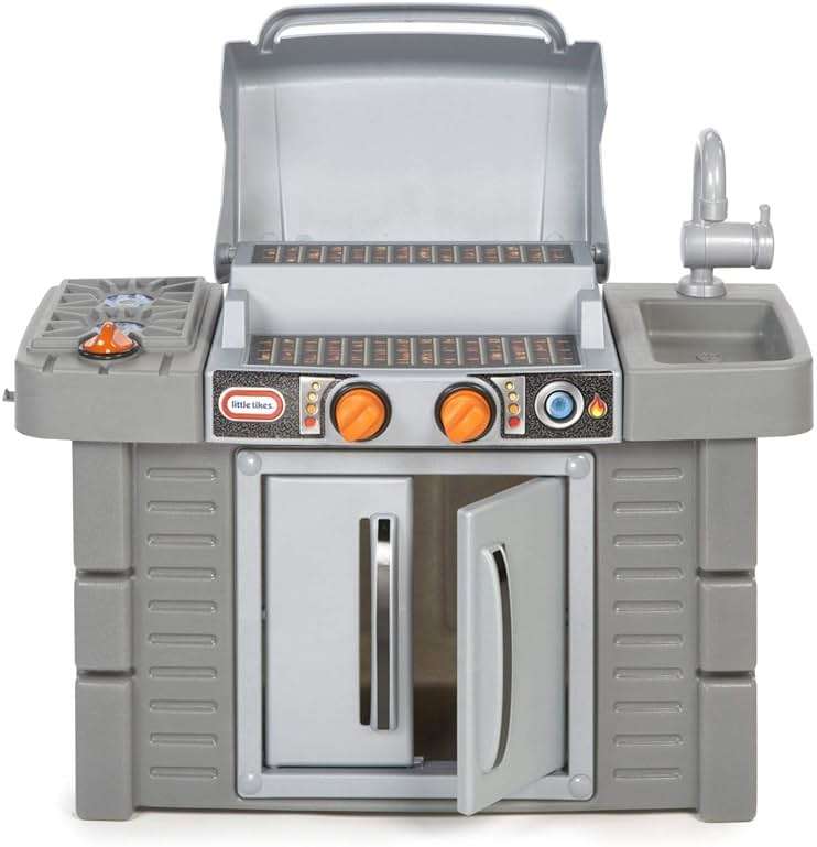 Little Tikes Cook 'n Grow BBQ Grill Gray - Image 10