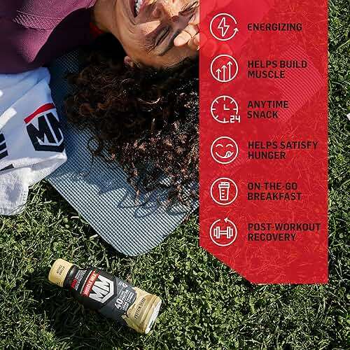 Muscle Milk Pro Advanced Nutrition Protein Shake, Knockout Chocolate, 14 Fl Oz Bottle, 12 Pack, 40g Protein, 1g Sugar, 16 Vitamins & Minerals, 6g Fiber, Workout Recovery, Packaging May Vary - Image 5