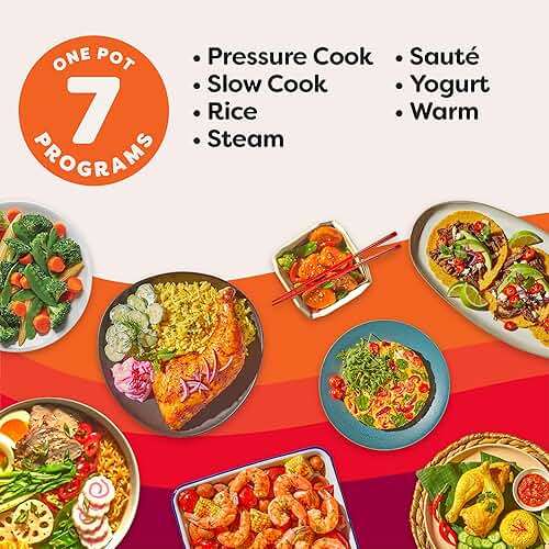 Instant Pot Duo 7-in-1 Electric Pressure Cooker, Slow Cooker, Rice, Steamer, Sauté, Yogurt Maker, Warmer & Sterilizer, Includes App With Over 800 Recipes, Stainless Steel, 6 Quart - Image 3