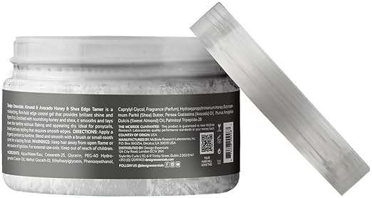Design Essentials Natural Honey & Shea Edge Tamer Hair Gel, Clear, 2.3 Oz - Image 4