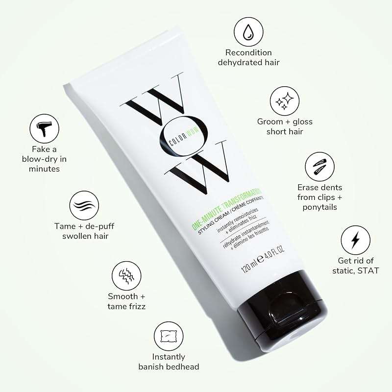 COLOR WOW One Minute Transformation, Nourishing Styling Cream for Instant Frizz Control and Smoother Hair - Image 3