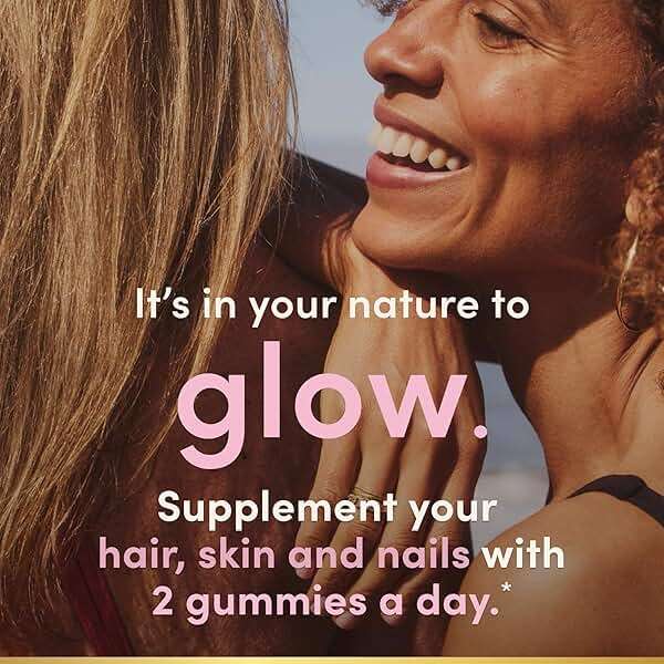 Nature's Bounty Optimal Solutions Hair, Skin & Nails Vitamin Gummies with Biotin, 2500 mcg, Strawberry, 80 Count, 40 Total Servings - Image 5