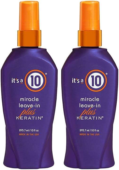 It's a 10 Haircare Miracle Leave-In Plus Keratin Spray, 10 fl. oz (Pack of 2) - Image 1