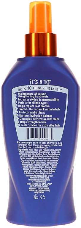 It's a 10 Haircare Miracle Leave-In Plus Keratin Spray, 10 fl. oz (Pack of 2) - Image 2