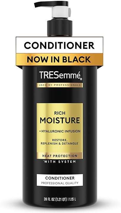 TRESemmé Rich Moisture Moisturizing Conditioner with Pump for Dry Hair Formulated With Pro Style Technology 39 Fl Oz - Image 4