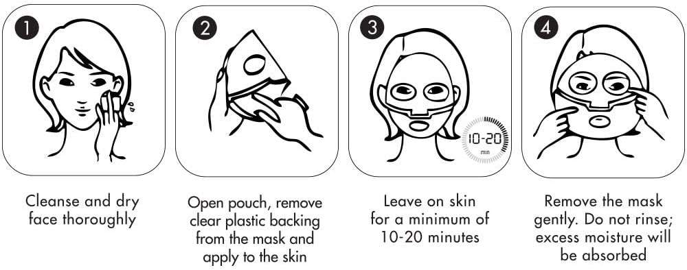 Clinical Resolution CRL Peptide Aqua Gel Mask 5 Pack Instant Hydration, Soothing & Cooling, Helps Comfort Skin After Professional Treatments, for a Refreshed, Healthy-Looking Complexion | Instant Hydration, Soothing & Cooling, Helps Comfort Skin After Professional Treatments - Image 4