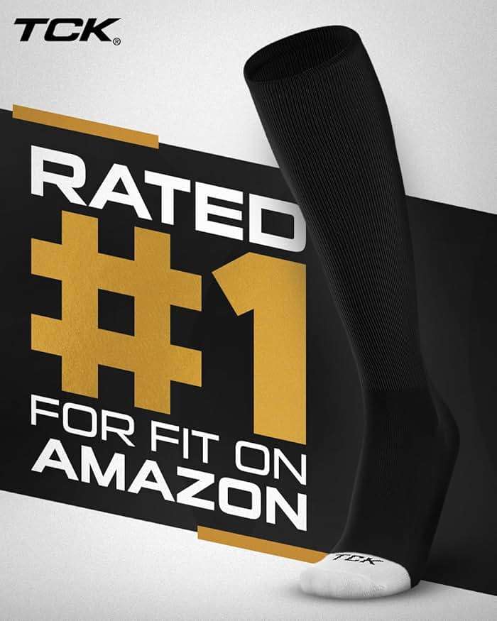 TCK Prosport Tube Socks Baseball Socks Softball Football Socks Durable and Moisture Wicking Over the Calf - Image 4