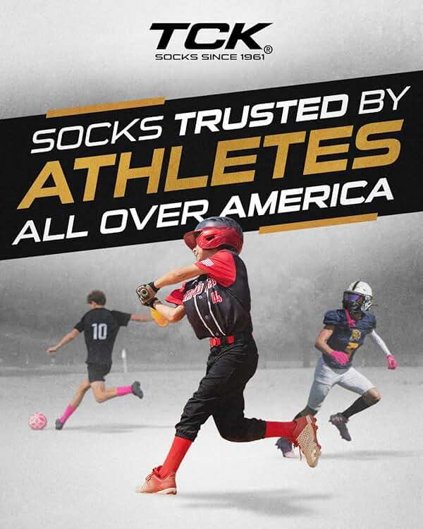 TCK Prosport Tube Socks Baseball Socks Softball Football Socks Durable and Moisture Wicking Over the Calf - Image 5