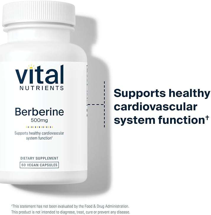 Vital Nutrients Berberine -Supports Bowel Function and Normal Triglyceride Levels -Vegan Supplement- Gluten, Dairy, and Soy Free -500 mg -60 Capsule - Image 6