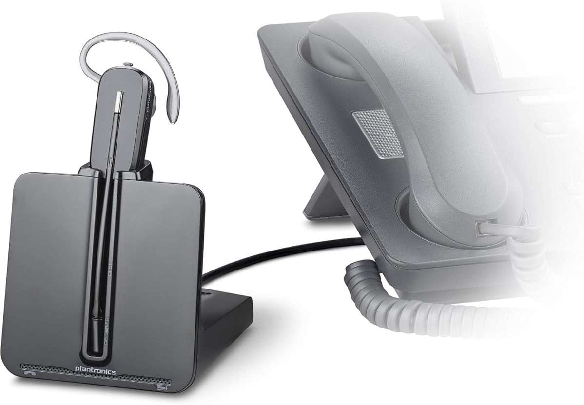 Plantronics 84693-01 CS540 Headset - Mono - Black - Image 4