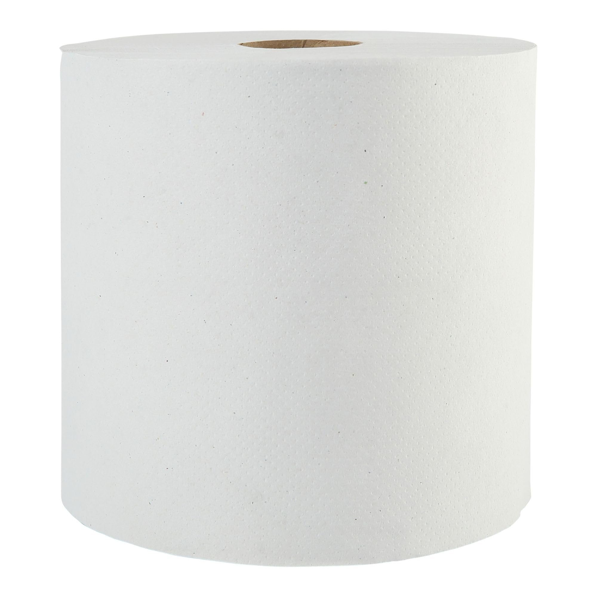 Boardwalk BWK17GREEN Boardwalk Green Universal Roll Towels, Natural White, 8" x 800ft (Case of 6 Rolls) - Product Image