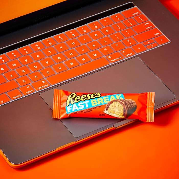 REESE'S FAST BREAK Peanut Butter Nougat Candy Bars, 1.8 oz (Pack of 18) - Image 6